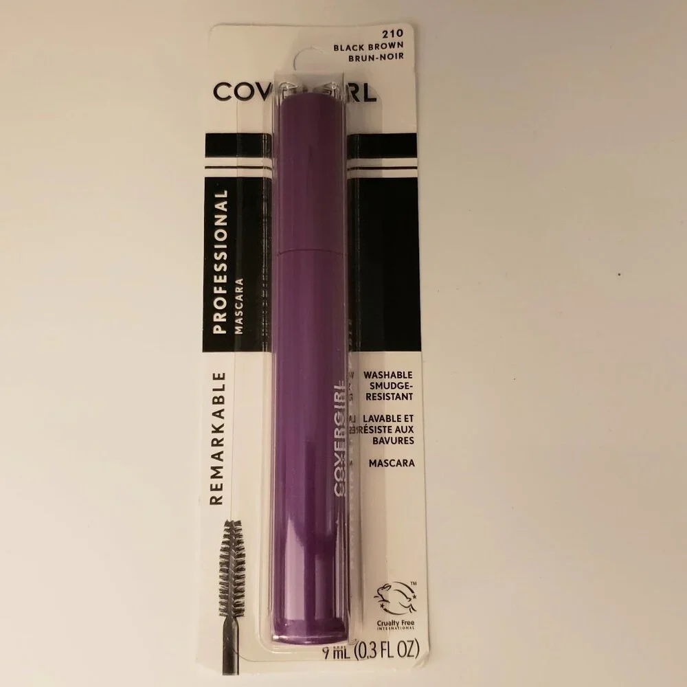3/$10 Covergirl 210 Black Brown Professional Remarkable Washable Mascara New NIB